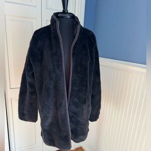J. Crew Black Teddy Jacket